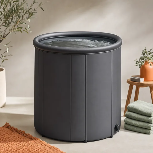 Portable cold plunge tub
